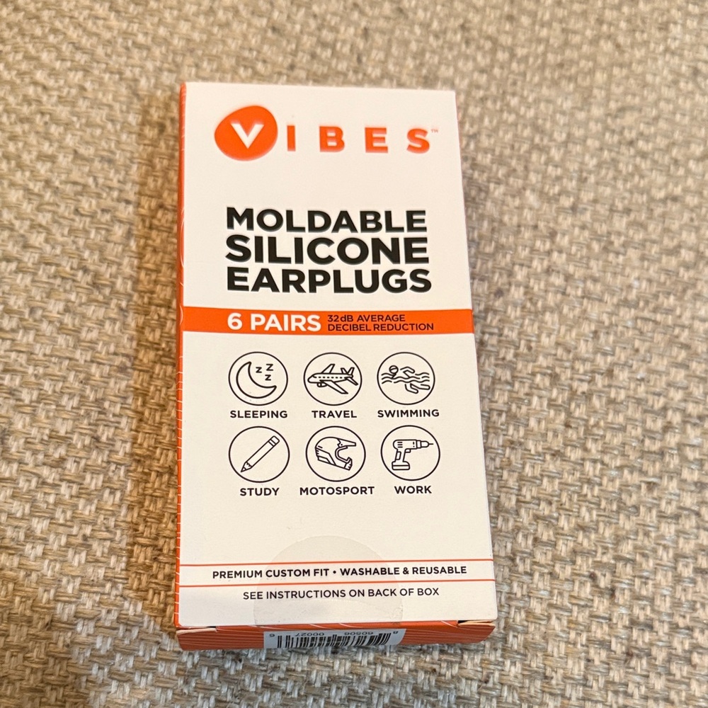 Vibes Silicone Earplugs - 5 Pairs